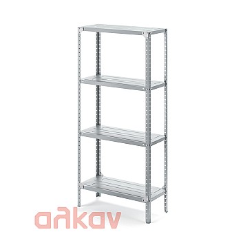 Ολοκληρωμένo Σετ 4 Ραφιών Dexion 200x122x30