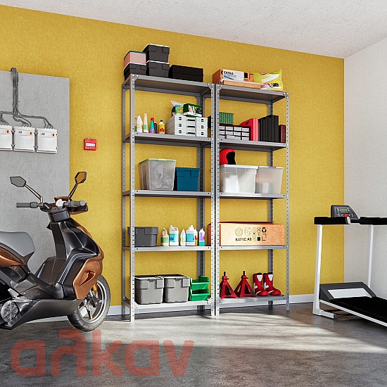 Ολοκληρωμένo Σετ 5 Ραφιών Dexion 250x92x45