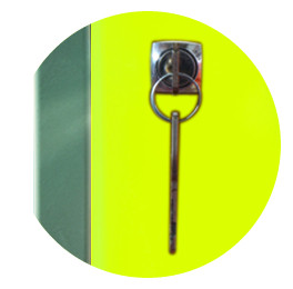 Lock with and with master key ability