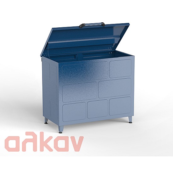 Μεταλλικός Κάδος Ξύλων  85 x 150 x 50