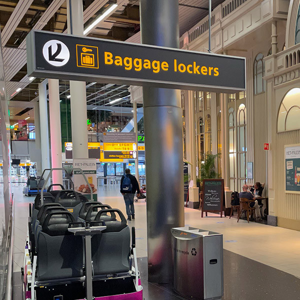 Smart Lockers αποσκευών και βαλιτσών