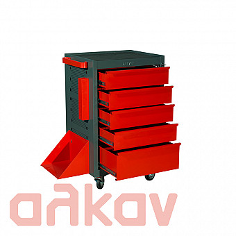 5 Drawer Tool Trolley