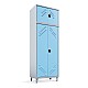 Metal outdoor rug cabinet 240 x 90 x 50
