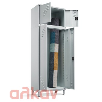 Metal outdoor rug cabinet  240 x 70 x 50