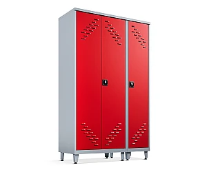 Τρίφυλλη Μεταλλική Ντουλάπα 