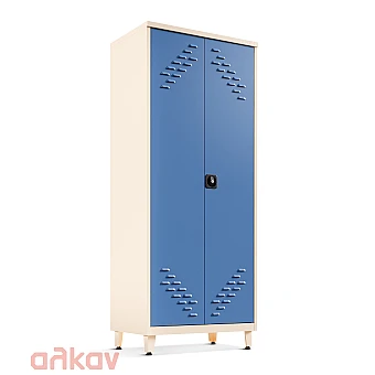 Δίφυλλη Μεταλλική Ντουλάπα Εξωτερικού Χώρου 175x90x45