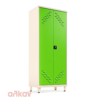 Δίφυλλη Μεταλλική Ντουλάπα Εξωτερικού Χώρου 175x80x45