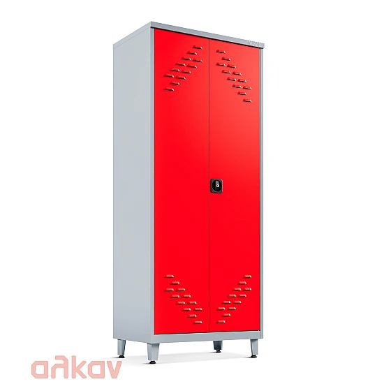 Δίφυλλη Μεταλλική Ντουλάπα Εξωτερικού Χώρου 195x100x50