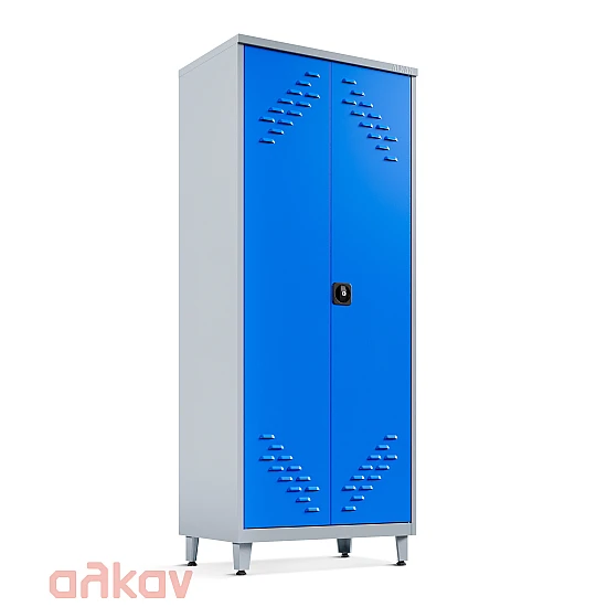 Δίφυλλη Μεταλλική Ντουλάπα Εξωτερικού Χώρου 195x70x50