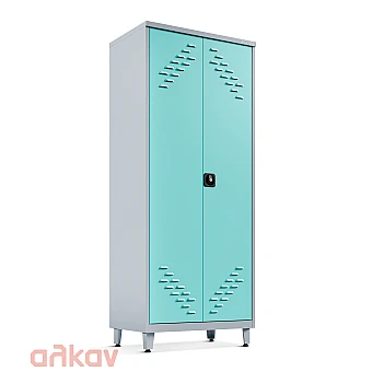 Δίφυλλη Μεταλλική Ντουλάπα Εξωτερικού Χώρου 195x80x50