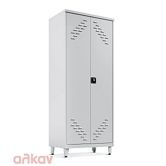 Δίφυλλη Μεταλλική Ντουλάπα Εξωτερικού Χώρου 175x70x45