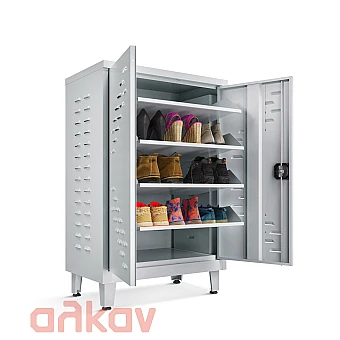 Μεταλλική Παπουτσοθήκη Εξωτερικού Χώρου 105x65x40