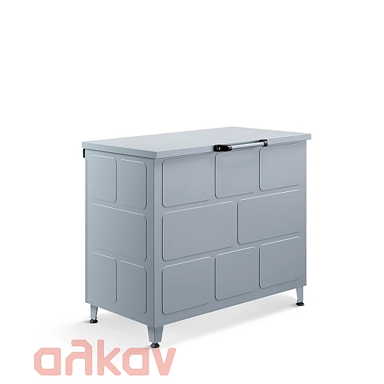 Μεταλλικός Κάδος Ξύλων  85 x 100 x 50