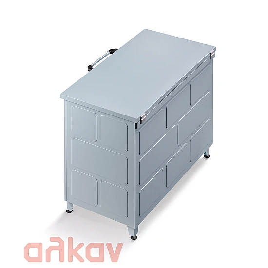 Μεταλλικός Κάδος Ξύλων  85 x 100 x 50