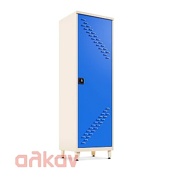 Μονόφυλλη Μεταλλική Ντουλάπα Εξωτερικού Χώρου 175x62x45