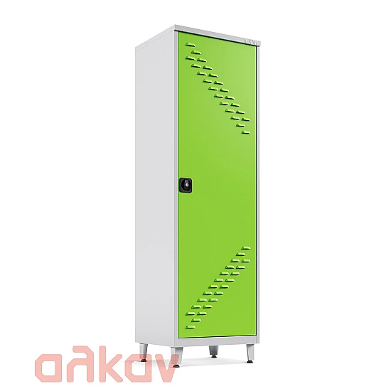 Μονόφυλλη Μεταλλική Ντουλάπα Εξωτερικού Χώρου 195x62x50