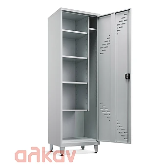 Μονόφυλλη Μεταλλική Ντουλάπα Εξωτερικού Χώρου 195x62x50