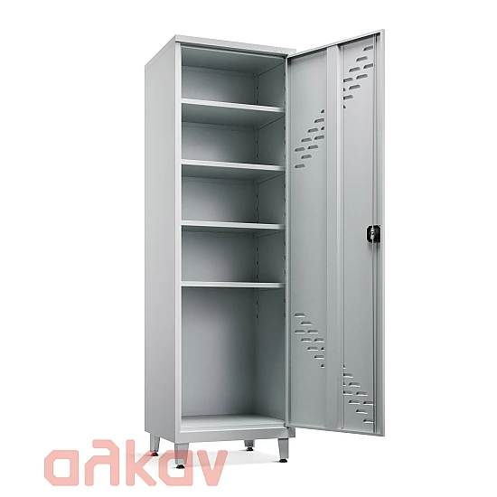 Μονόφυλλη Μεταλλική Ντουλάπα Εξωτερικού Χώρου 195x45x50