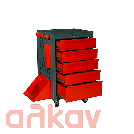 Μεταλλικός Εργαλειοφόρος 5 συρταριών