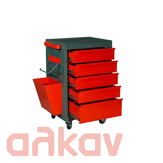 Μεταλλικός Εργαλειοφόρος 5 συρταριών