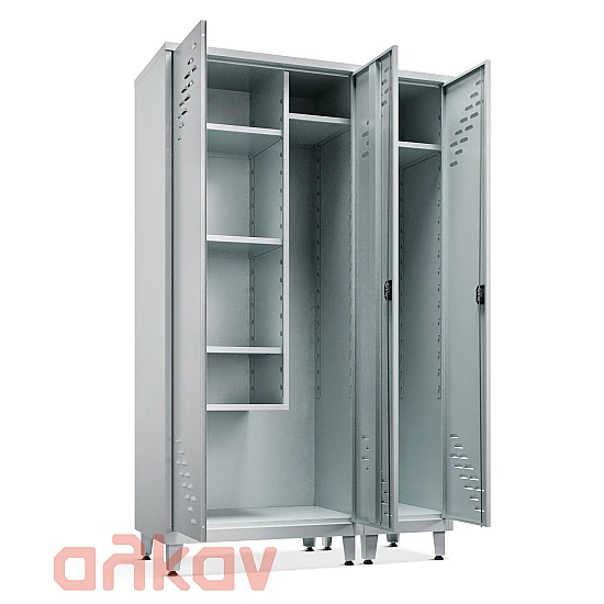 Τριφυλλη Μεταλλική Ντουλάπα Εξωτερικού Χώρου 195x120x50