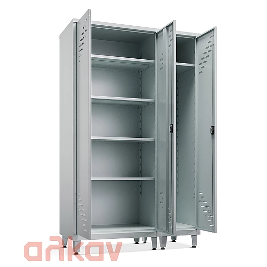 Τριφυλλη Μεταλλική Ντουλάπα Εξωτερικού Χώρου 195x120x50