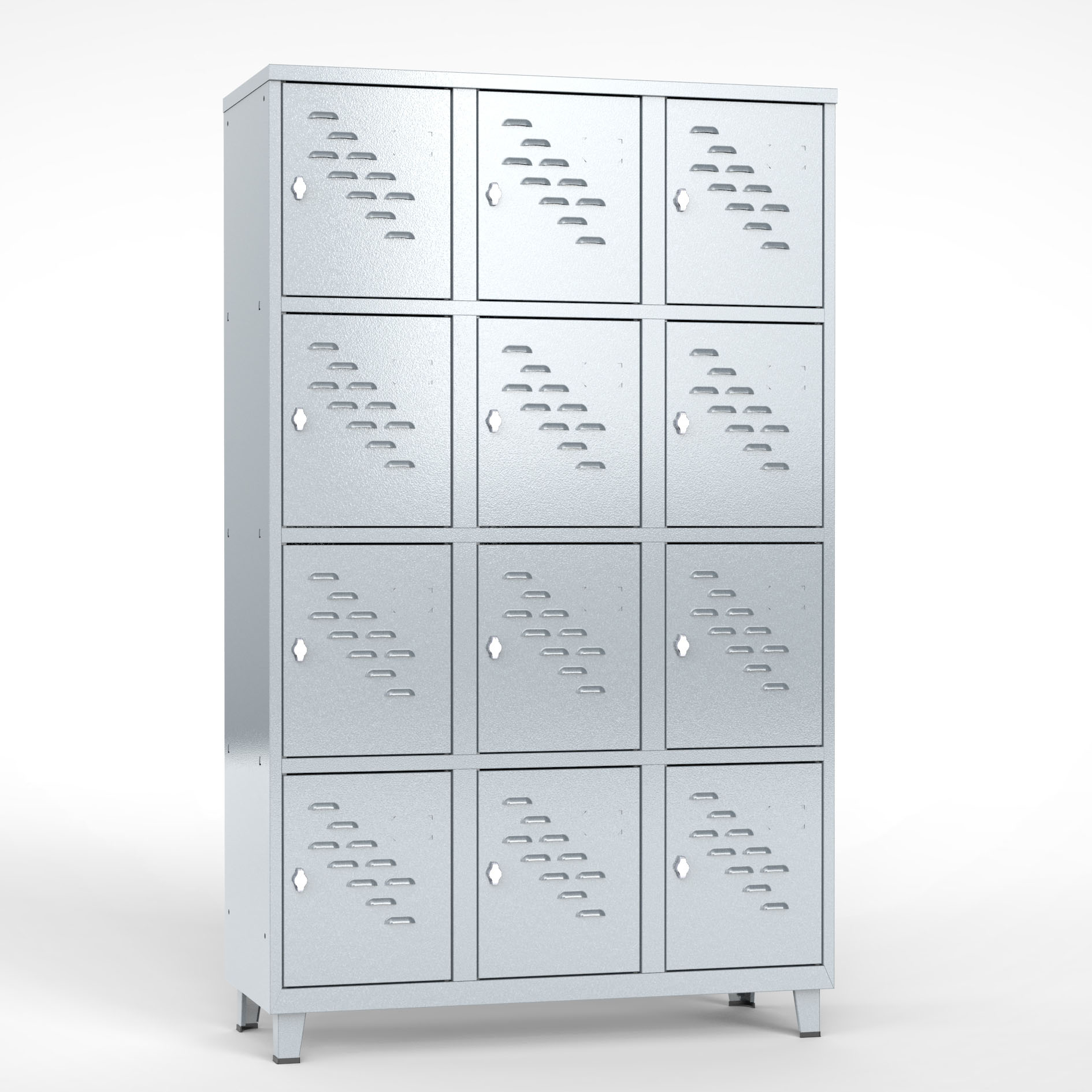 Quadruple Tier Pigeon Hole Lockers