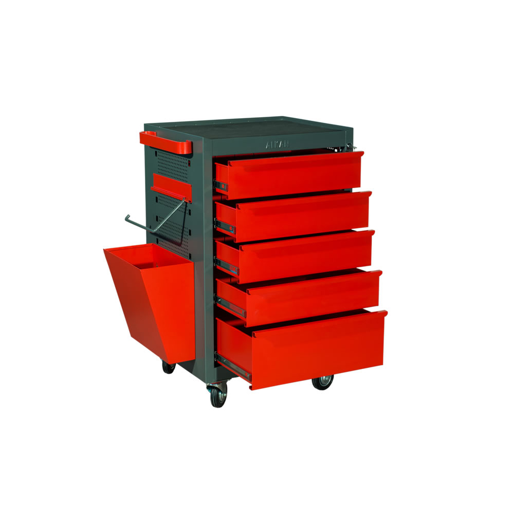 5 Drawer Tool Trolley