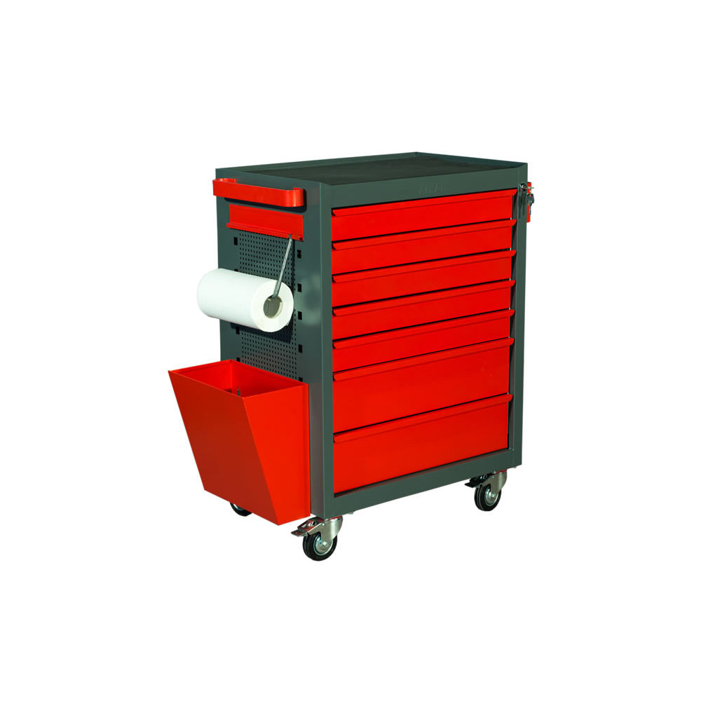 7 Drawer Tool Trolley